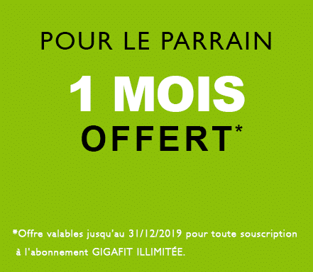 Mailing parrainage 1mois | Gigafit Draveil